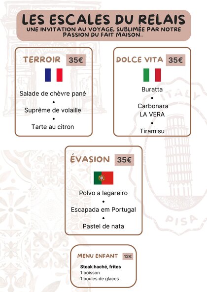 Page 2 du menu